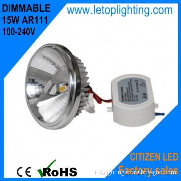 Hot selling 2700K 15W Citizen /Sharp AR111 led light